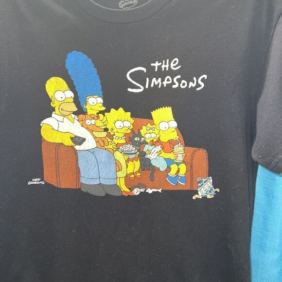 Simpson graphic T-shirt. Black yellow blue - Picture 2 of 3